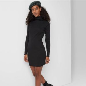 Black turtleneck dress